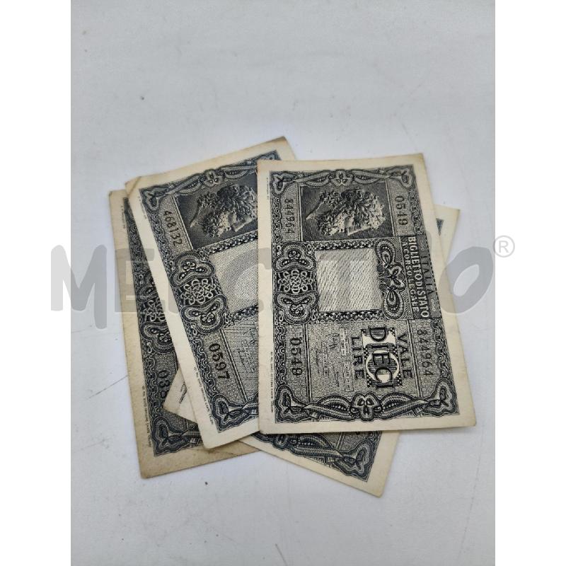LOTTO BANCONOTE 10 LIRE | Mercatino dell'Usato Roma talenti 1