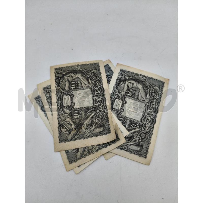 LOTTO BANCONOTE 10 LIRE | Mercatino dell'Usato Roma talenti 2