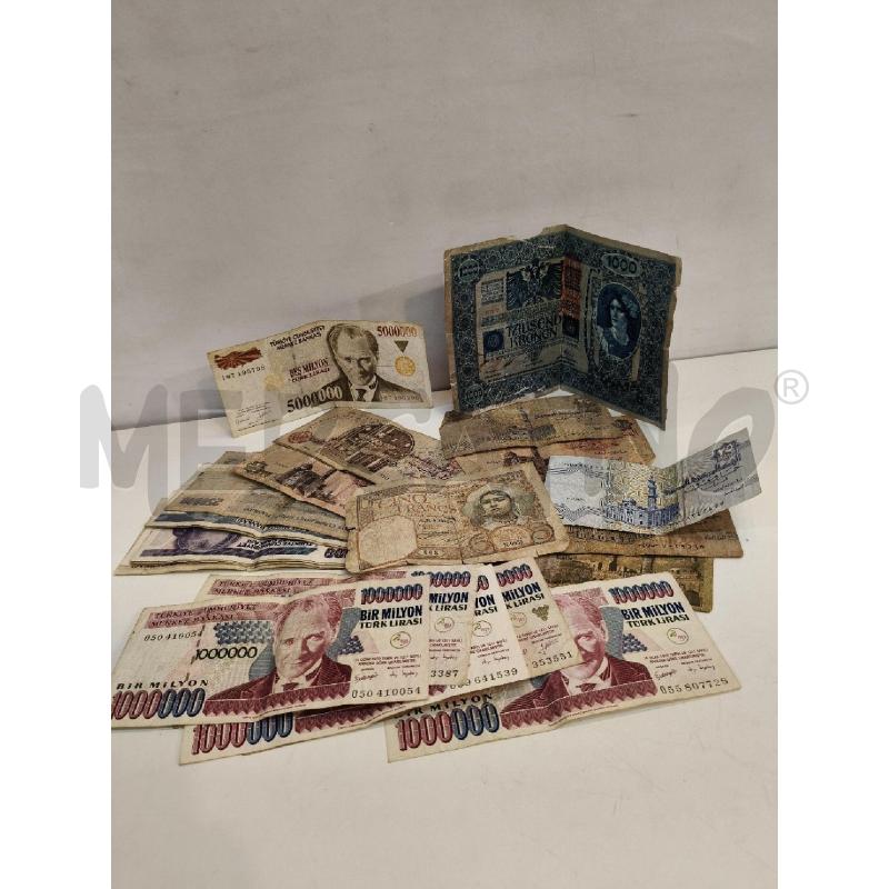 LOTTO BANCONOTE ESTERE ANTICHE | Mercatino dell'Usato Roma talenti 1