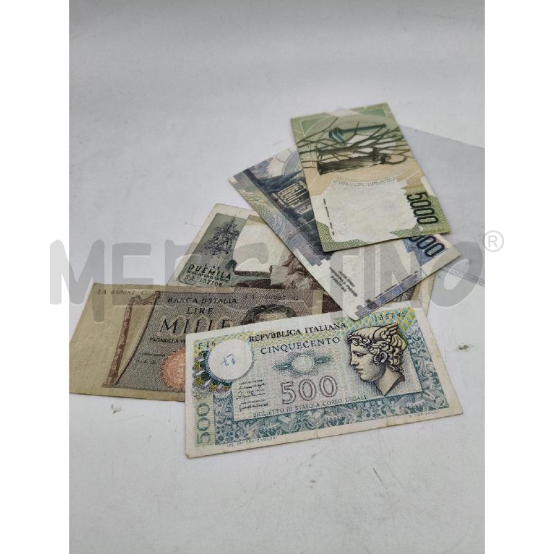 LOTTO BANCONOTE LIRE VARIE | Mercatino dell'Usato Roma talenti 3