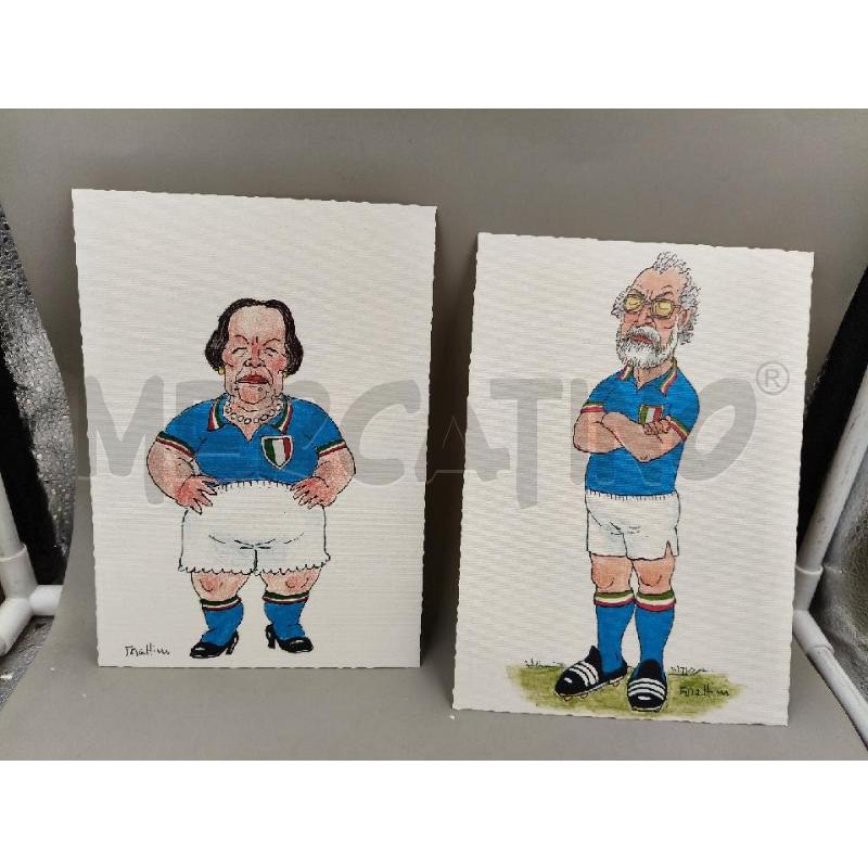 LOTTO CARICATURE FORATTINI | Mercatino dell'Usato Roma talenti 3