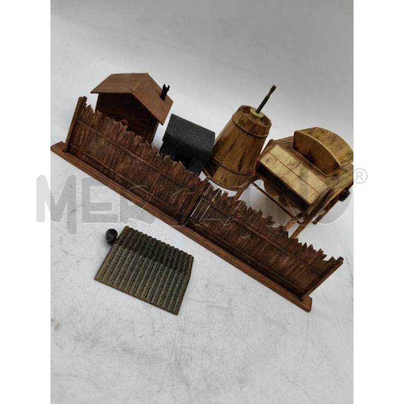 LOTTO COMPLEMENTI DIORAMA PER FERROMODELLISMO 5P | Mercatino dell'Usato Roma talenti 4