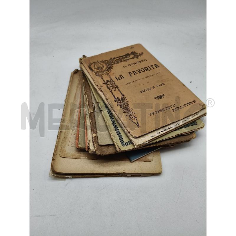 LOTTO LIBRETTI OPERA | Mercatino dell'Usato Roma talenti 2