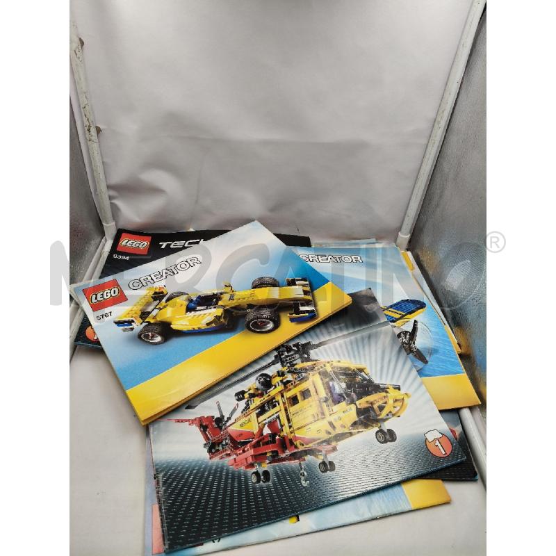 LOTTO MANUALI LEGO/ LEGO TECHNICS | Mercatino dell'Usato Roma talenti 3