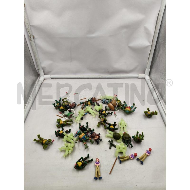 LOTTO MINI ACTION FIGURE TARTARUGHE NINJA | Mercatino dell'Usato Roma talenti 1