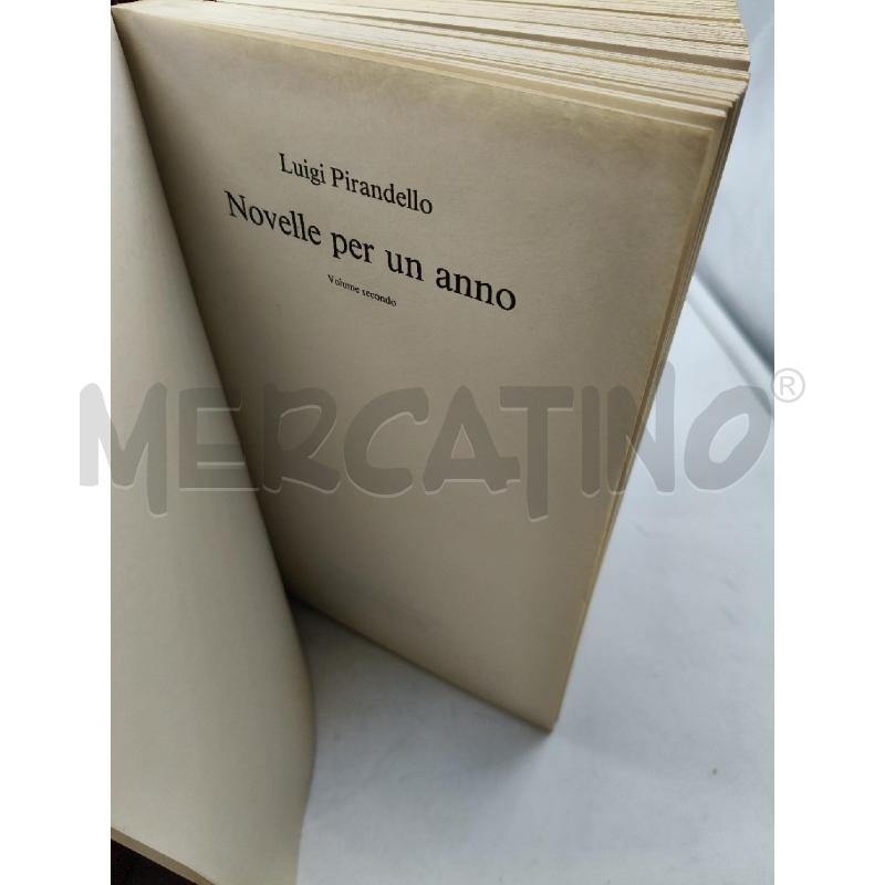 LUIGI PIRANDELLO NOVELLE PER UN ANNO 2V | Mercatino dell'Usato Roma talenti 3