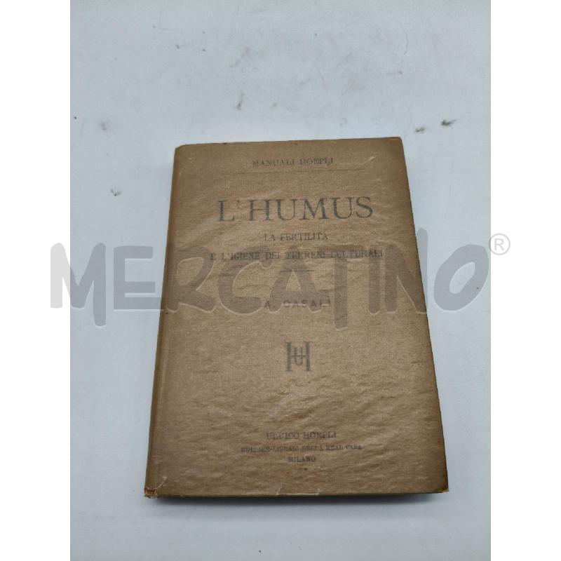 L'HUMUS MANUALE HOEPLI | Mercatino dell'Usato Roma talenti 1