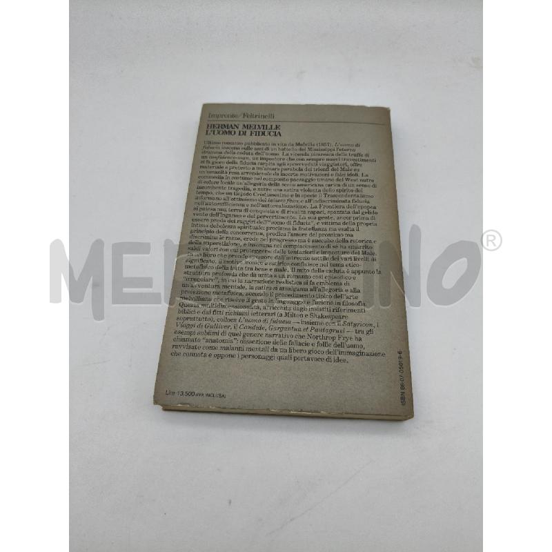 L'UOMO DI FIDUCIA MELVILLE | Mercatino dell'Usato Roma talenti 3