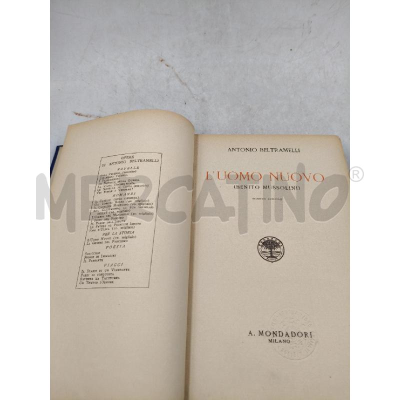 L'UOMO NUOVO BELTRAMELLI MONDADORI | Mercatino dell'Usato Roma talenti 4