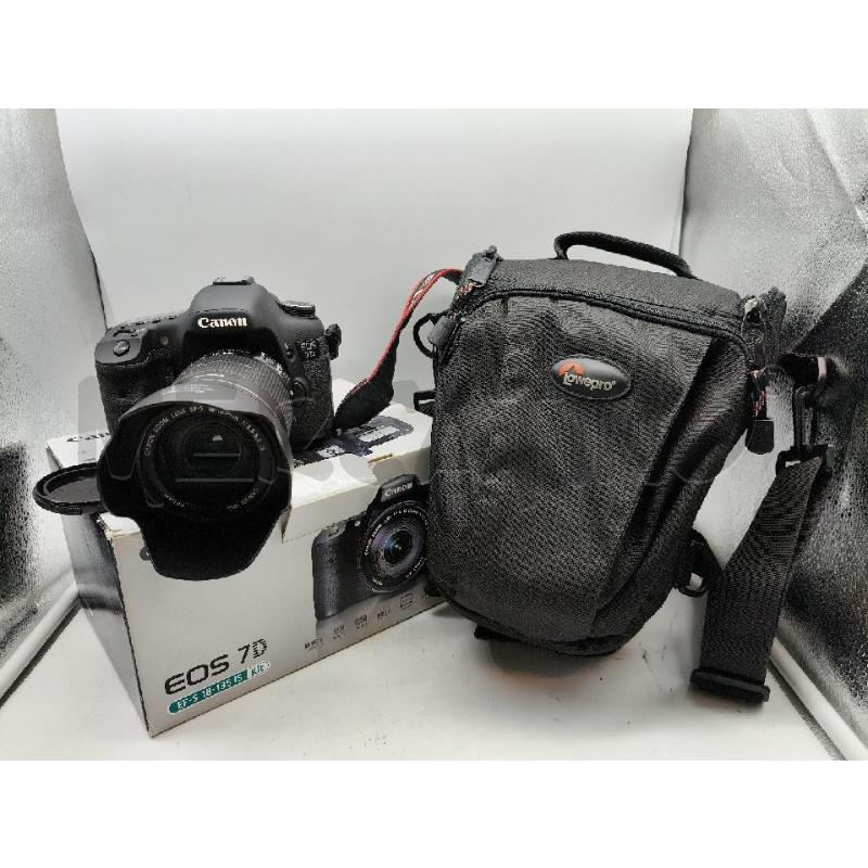 MACCHINA FOTOGRAFICA CANON EOS 7F + 18-135MM E BORSA | Mercatino dell'Usato Roma talenti 1