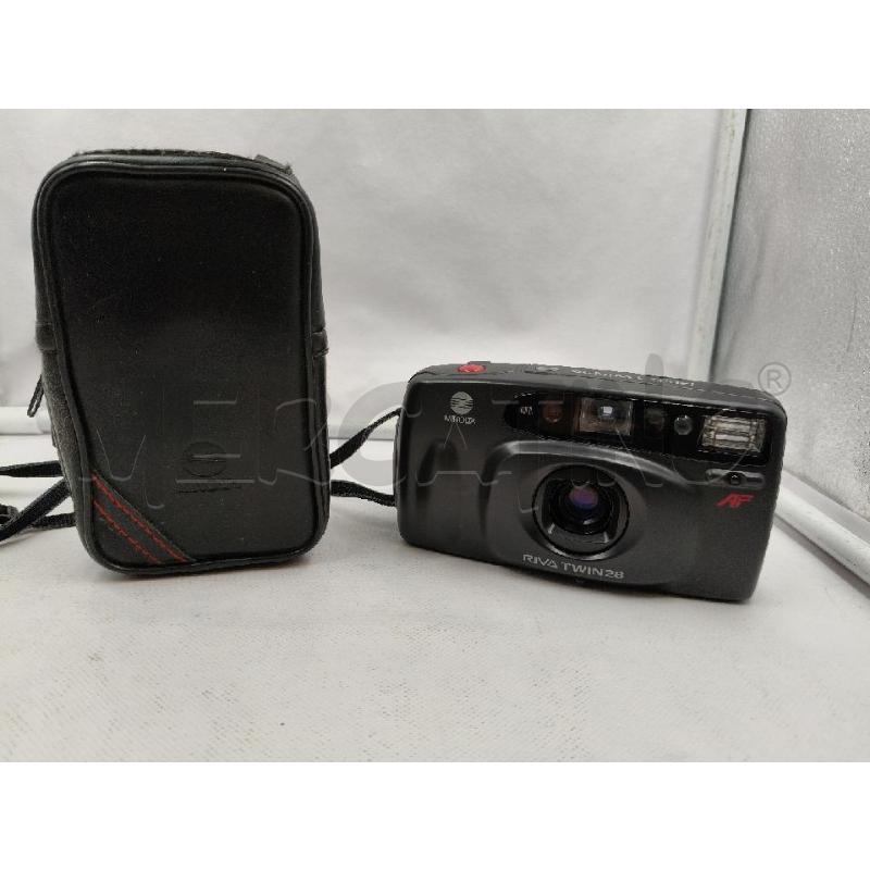 MACCHINA FOTOGRAFICA MINOLTA RIVA TWIN28 | Mercatino dell'Usato Roma talenti 1
