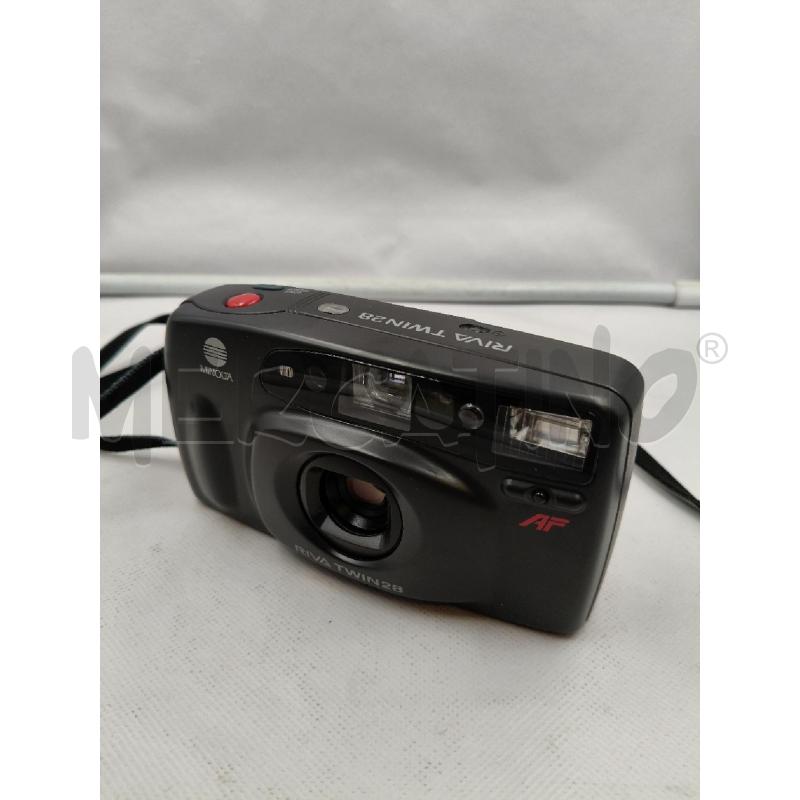 MACCHINA FOTOGRAFICA MINOLTA RIVA TWIN28 | Mercatino dell'Usato Roma talenti 4