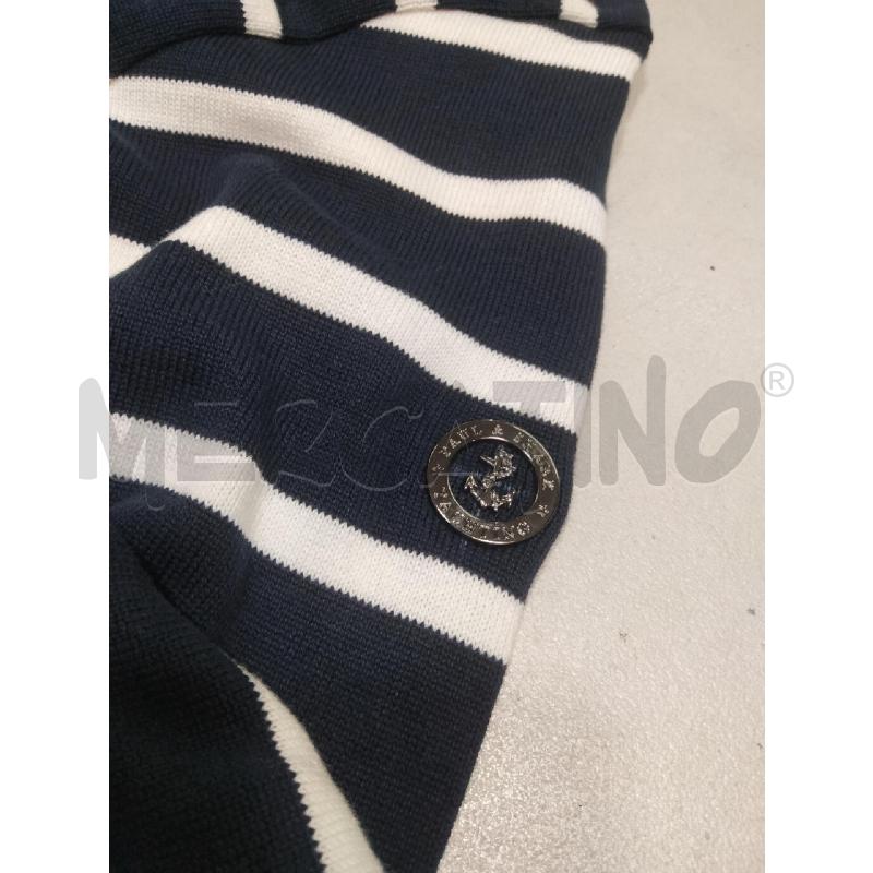 MAGLIA U PAUL & SHARK BLU RIGHE BI ZIP  | Mercatino dell'Usato Roma talenti 3