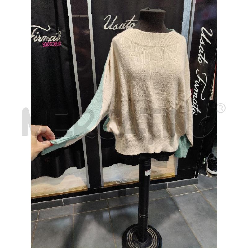 MAGLIONE D INTREND CREMA/VER SALV AMPIO MEZZOC | Mercatino dell'Usato Roma talenti 2