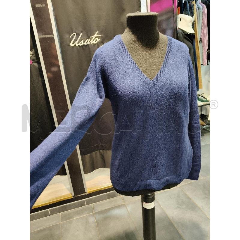 MAGLIONE D ZALANDO ESSENTIAL BLU 100 CASHMERE | Mercatino dell'Usato Roma talenti 2