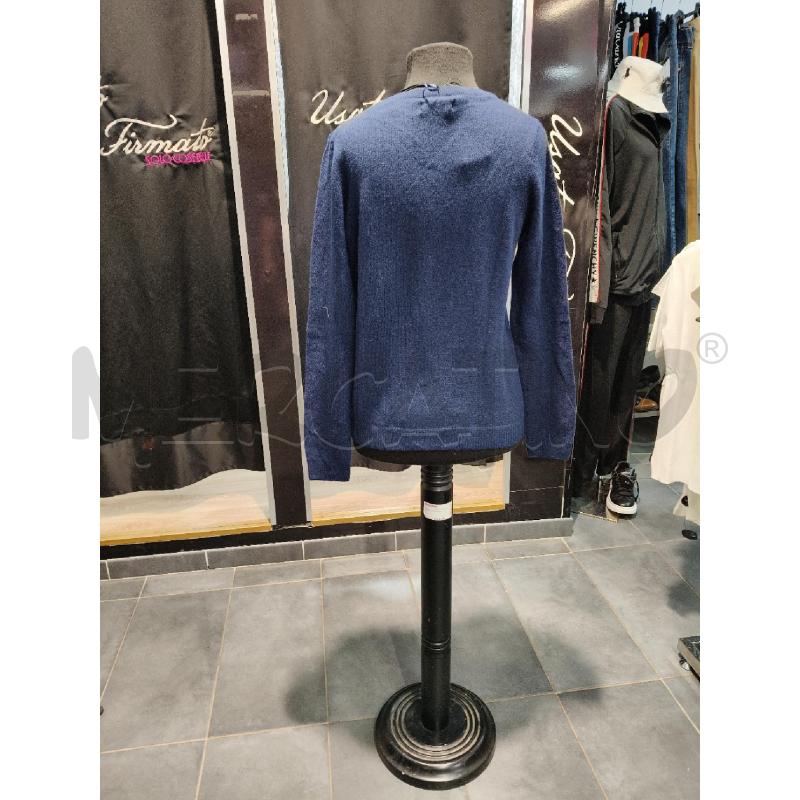 MAGLIONE D ZALANDO ESSENTIAL BLU 100 CASHMERE | Mercatino dell'Usato Roma talenti 3