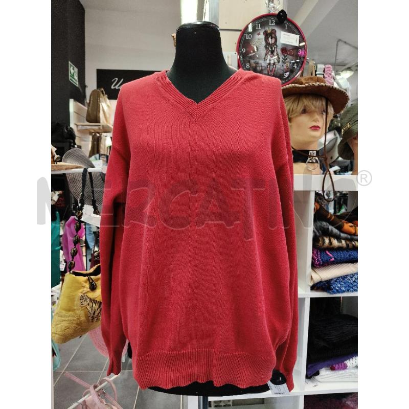 MAGLIONE UOMO VALENTINO SPORT COTONE ROSSO SC/V | Mercatino dell'Usato Roma talenti 1
