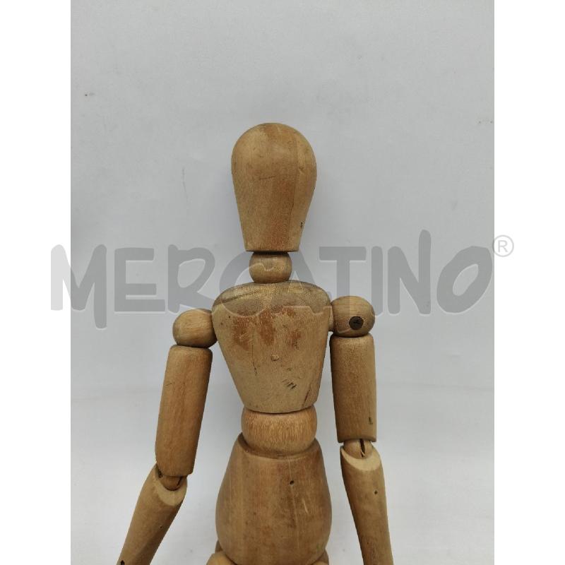 MANICHINO PITTORE LEGNO DA RIV  | Mercatino dell'Usato Roma talenti 2