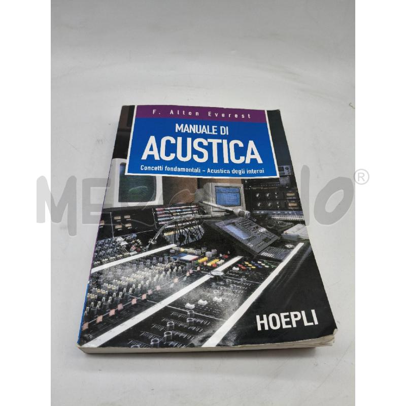 MANUALE DI ACUSTICA DA RIV | Mercatino dell'Usato Roma talenti 1