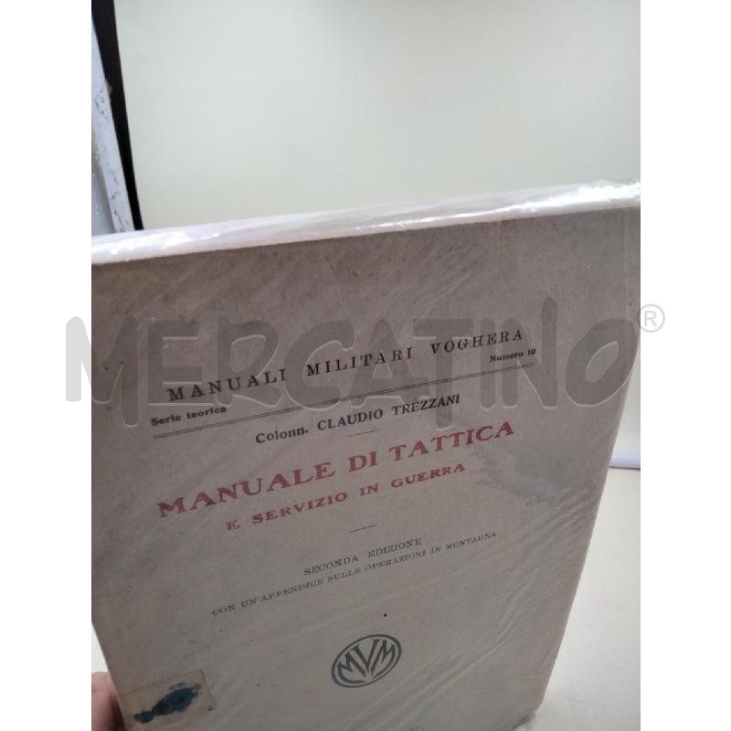 MANUALE DI TATTICA 1928 | Mercatino dell'Usato Roma talenti 3