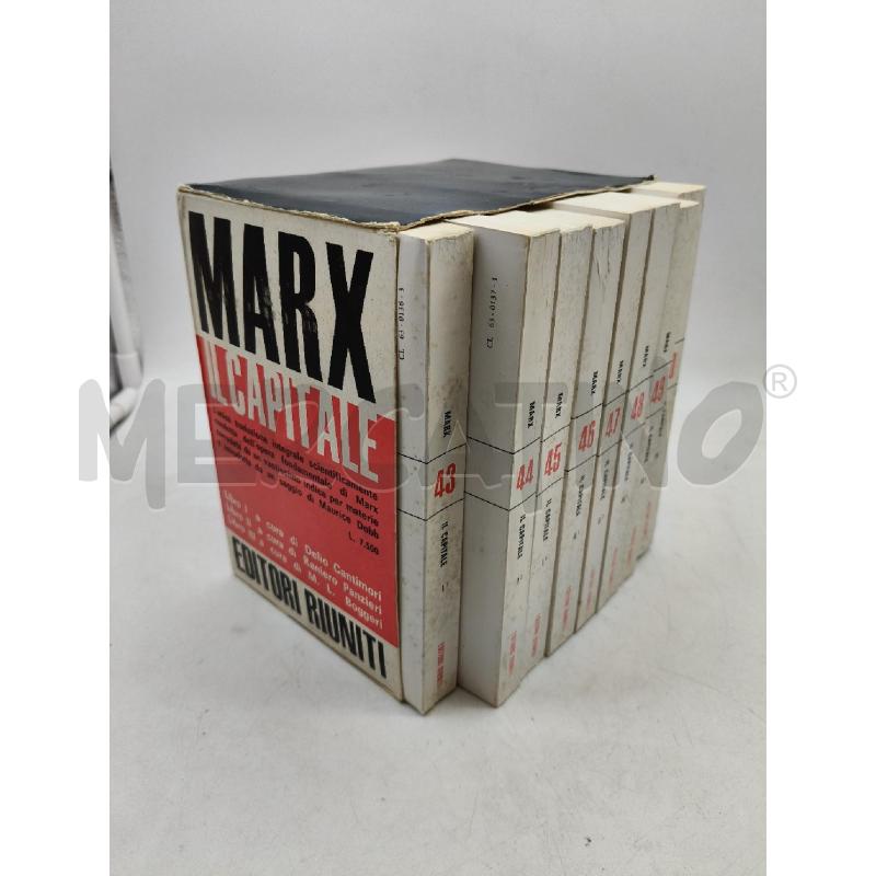 MARX IL CAPITALE EDITORI RIUNUTI 8V  43 - 50 | Mercatino dell'Usato Roma talenti 1