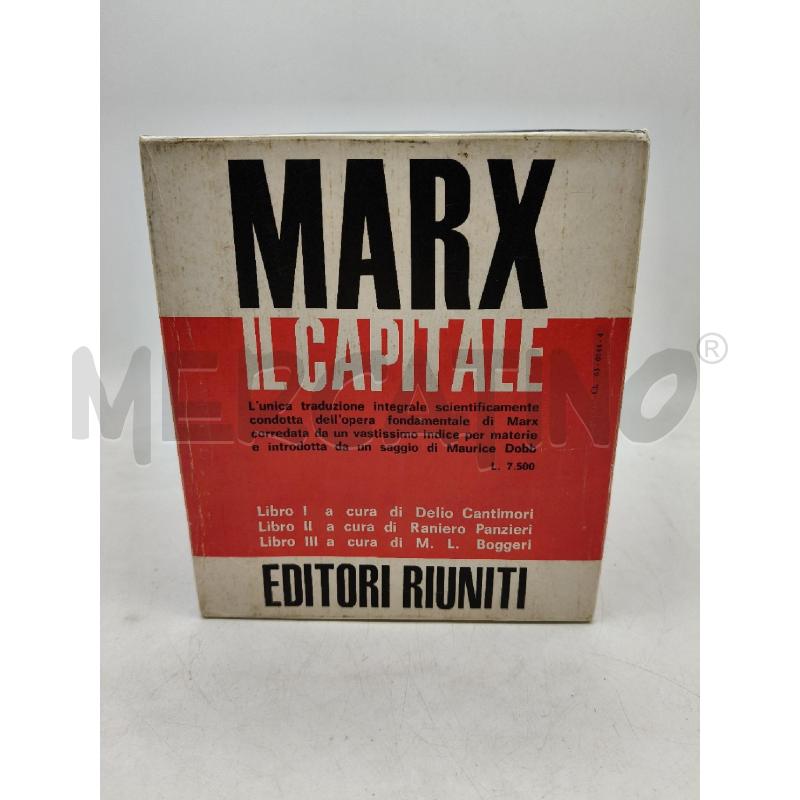 MARX IL CAPITALE EDITORI RIUNUTI 8V  43 - 50 | Mercatino dell'Usato Roma talenti 2