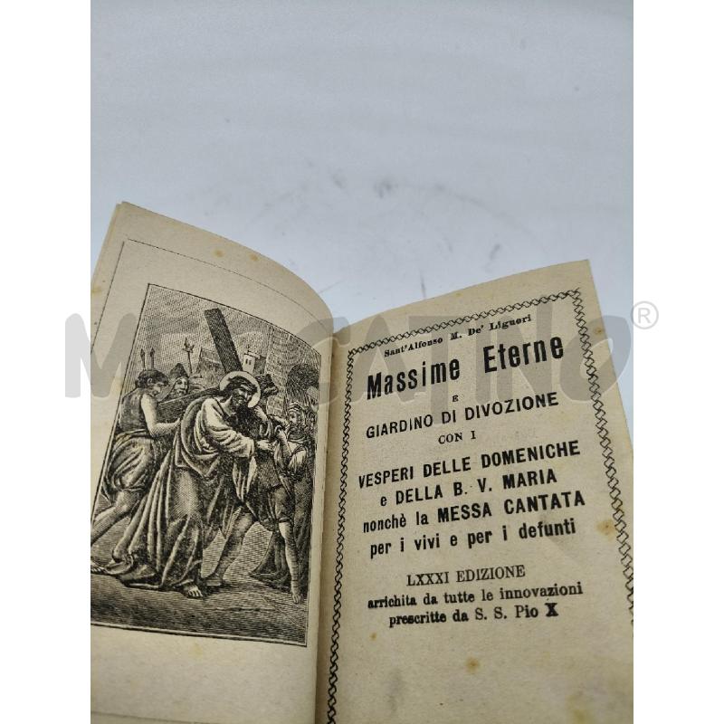 MASSIME ETERNE E GIARDINO DI DIVOZIONE LXXXI ED 1907 | Mercatino dell'Usato Roma talenti 2