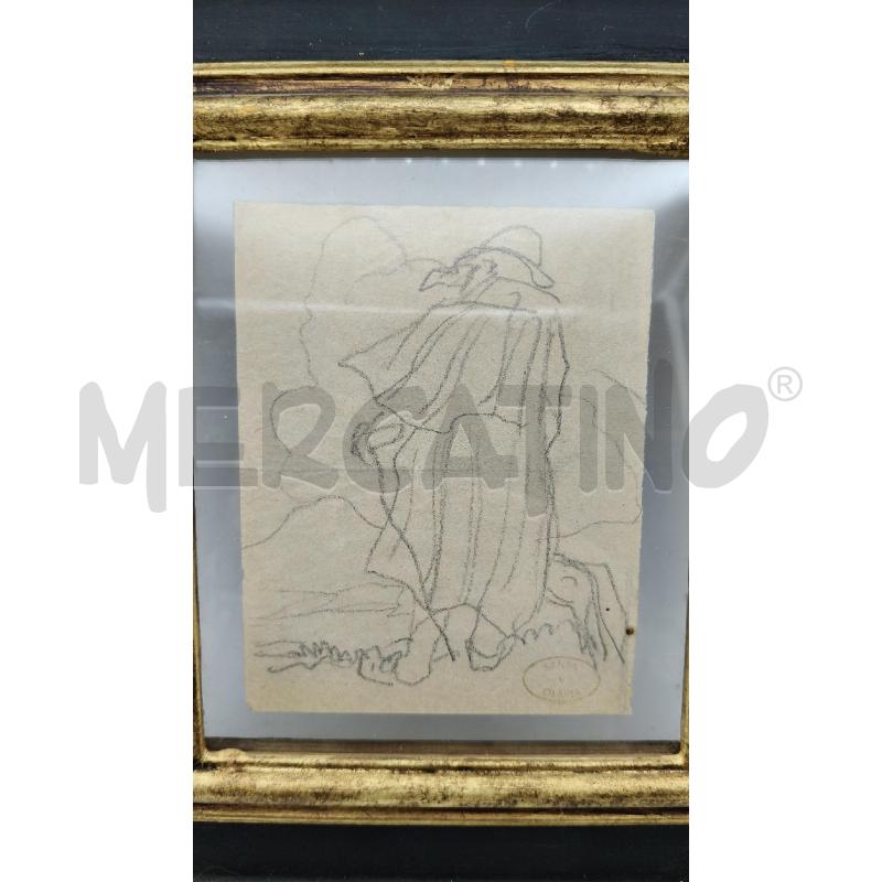 MATITA CARTA UOMO CON TABARRO  | Mercatino dell'Usato Roma talenti 2