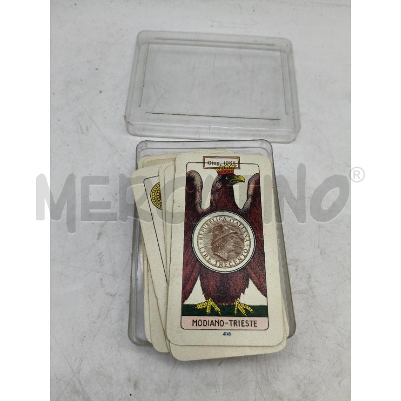 MAZZO CARTE DA GIOCO MODIANO TRIESTE 1968 | Mercatino dell'Usato Roma talenti 1