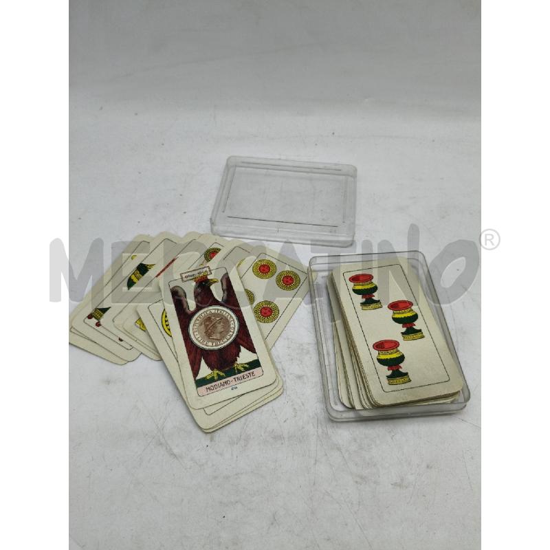 MAZZO CARTE DA GIOCO MODIANO TRIESTE 1968 | Mercatino dell'Usato Roma talenti 2