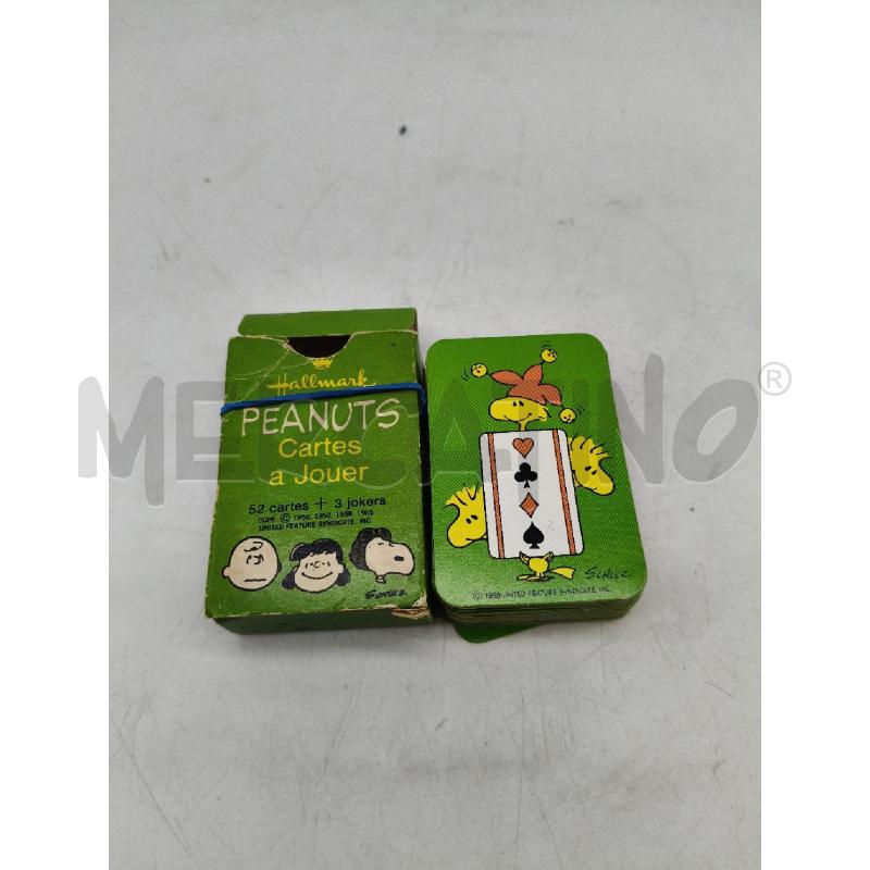 MAZZO CARTE DA GIOCO PEANUTS | Mercatino dell'Usato Roma talenti 1