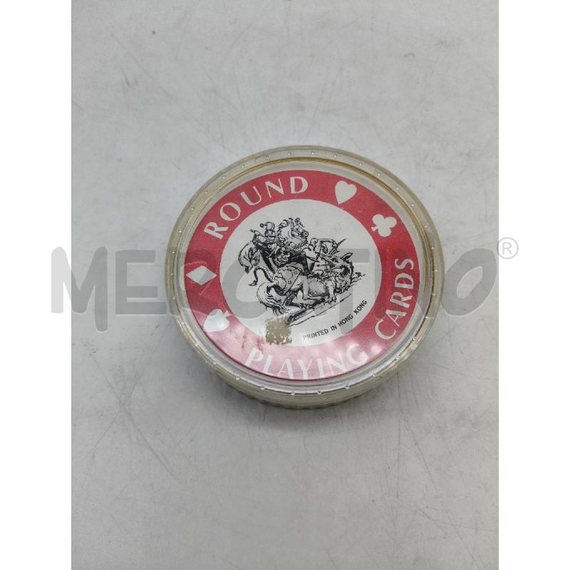 MAZZO CARTE DA GIOCO ROUND PLAYING CARDS | Mercatino dell'Usato Roma talenti 1