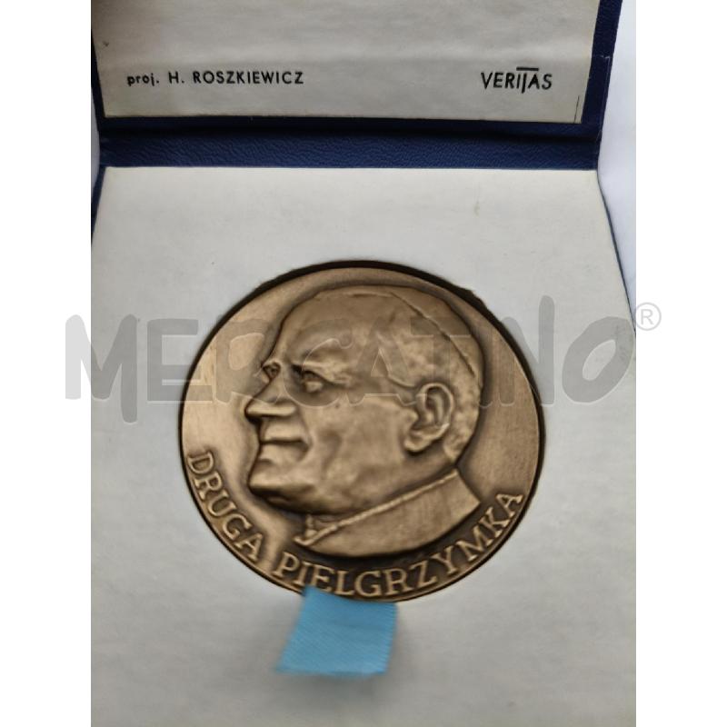 MEDAGLIA JAN PAWEL II DRUGA PIELGRZYMKA 1983 | Mercatino dell'Usato Roma talenti 2