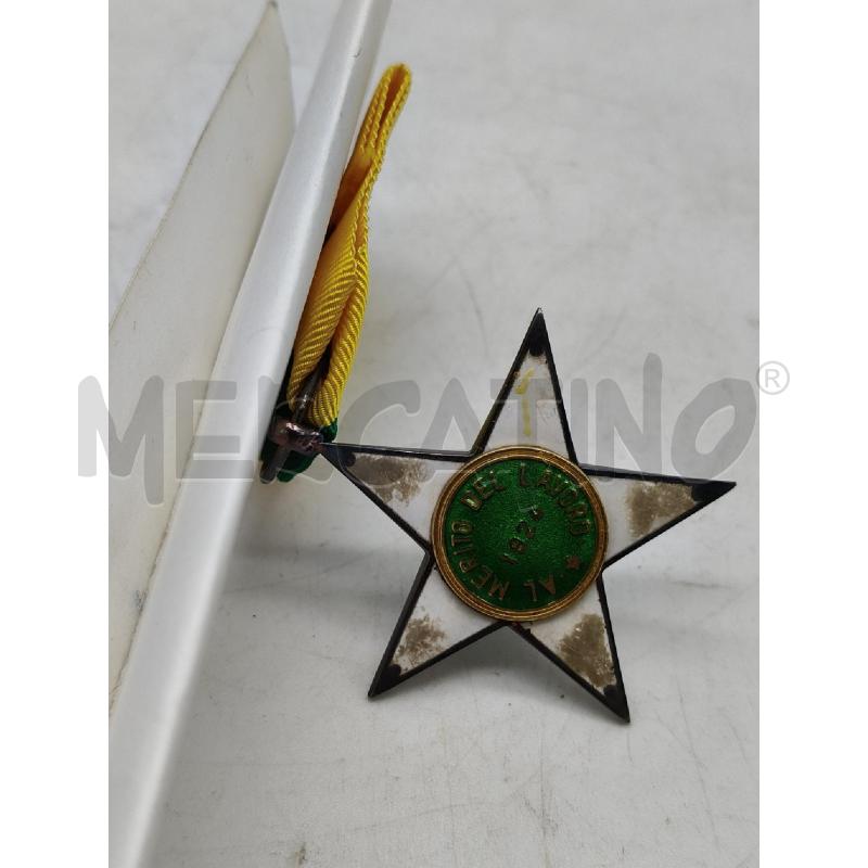 MEDAGLIA STELLA AL MERITO DEL LAVORO 1924 | Mercatino dell'Usato Roma talenti 3