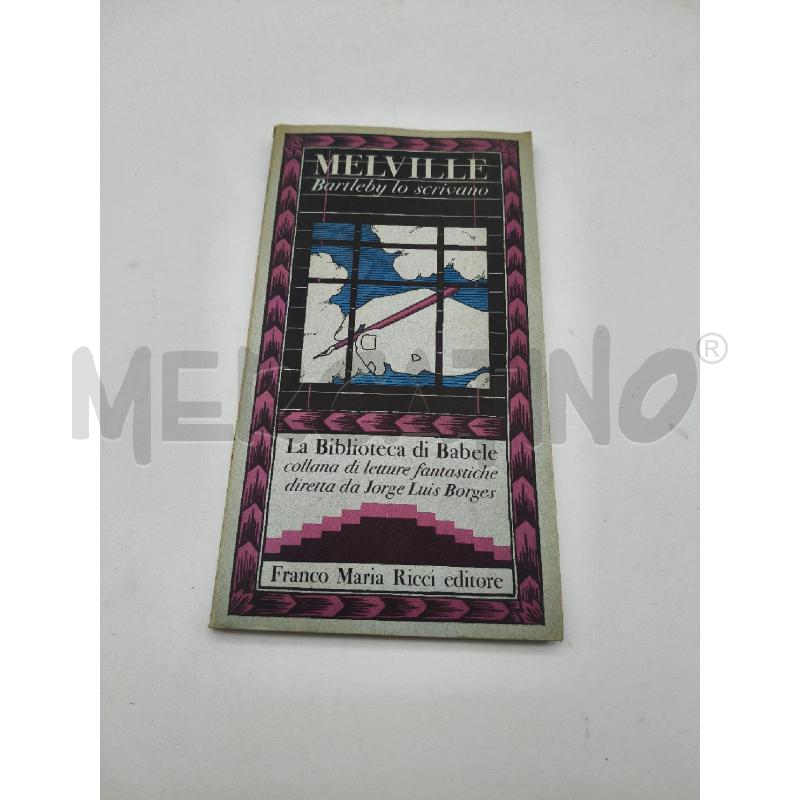 MELVILLE BARTLEBY LO SCRIVANO | Mercatino dell'Usato Roma talenti 1