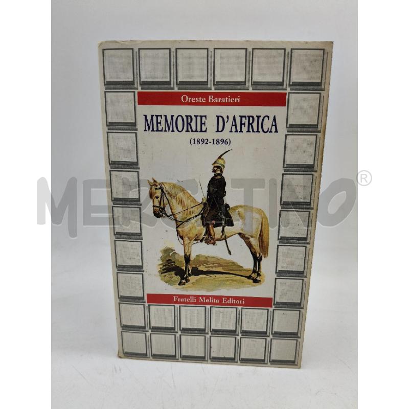 MEMORIE D'AFRICA '(1892-1896)' | Mercatino dell'Usato Roma talenti 1