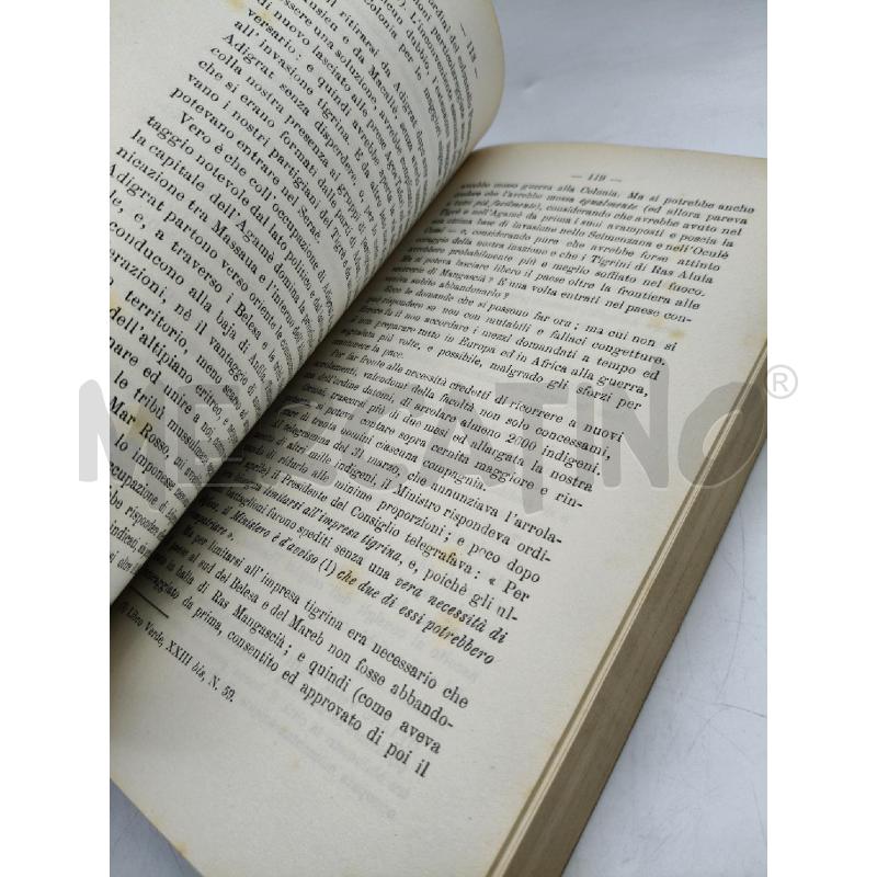 MEMORIE D'AFRICA '(1892-1896)' | Mercatino dell'Usato Roma talenti 2
