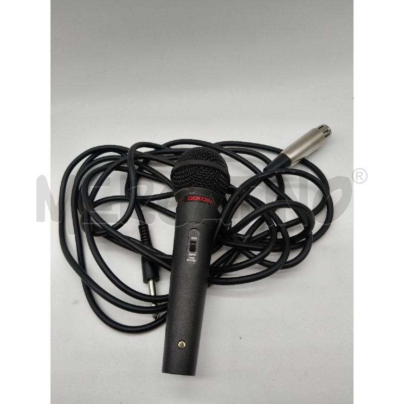 MICROFONO DIXON MD1178 CON CAVO  | Mercatino dell'Usato Roma talenti 4