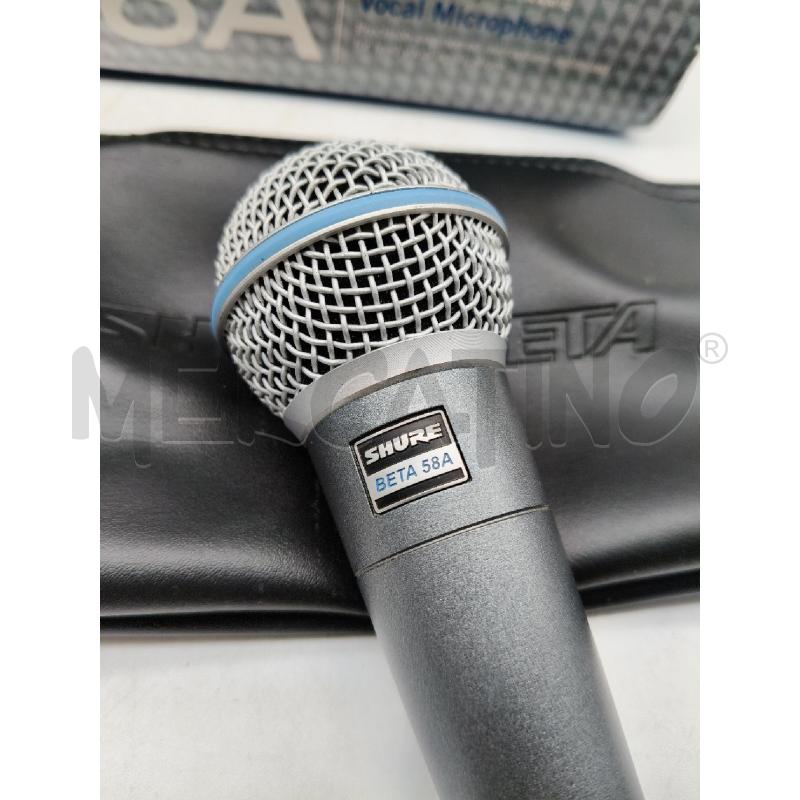 MICROFONO SHURE BETA 58A | Mercatino dell'Usato Roma talenti 2