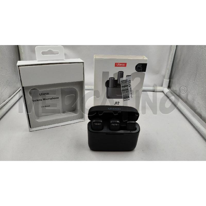 MICROFONO ULANZI J12 WIRELESS LAVALIER MICROPHONE WITH LIGHTNING PLUG | Mercatino dell'Usato Roma talenti 2