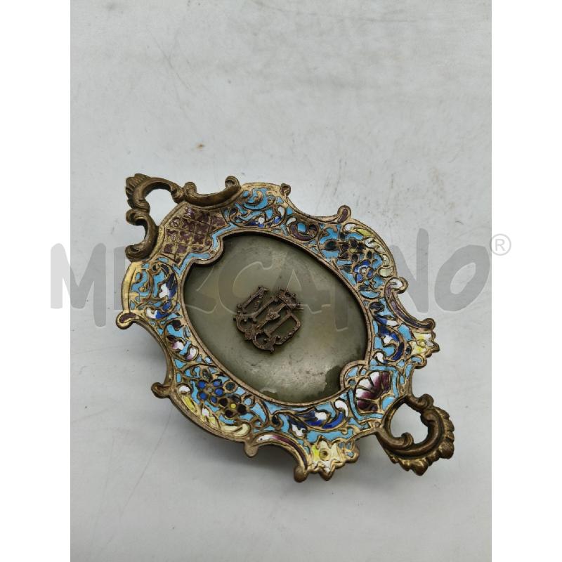 MINIATURA CLOISONNE ALABASTRO MONOGRAMMA CORONATO  | Mercatino dell'Usato Roma talenti 4