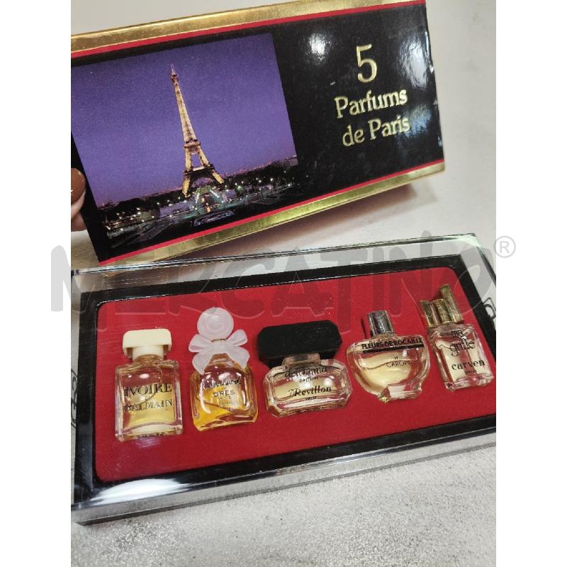 MINIATURE 5 PARFUMS DE PARIS  | Mercatino dell'Usato Roma talenti 1