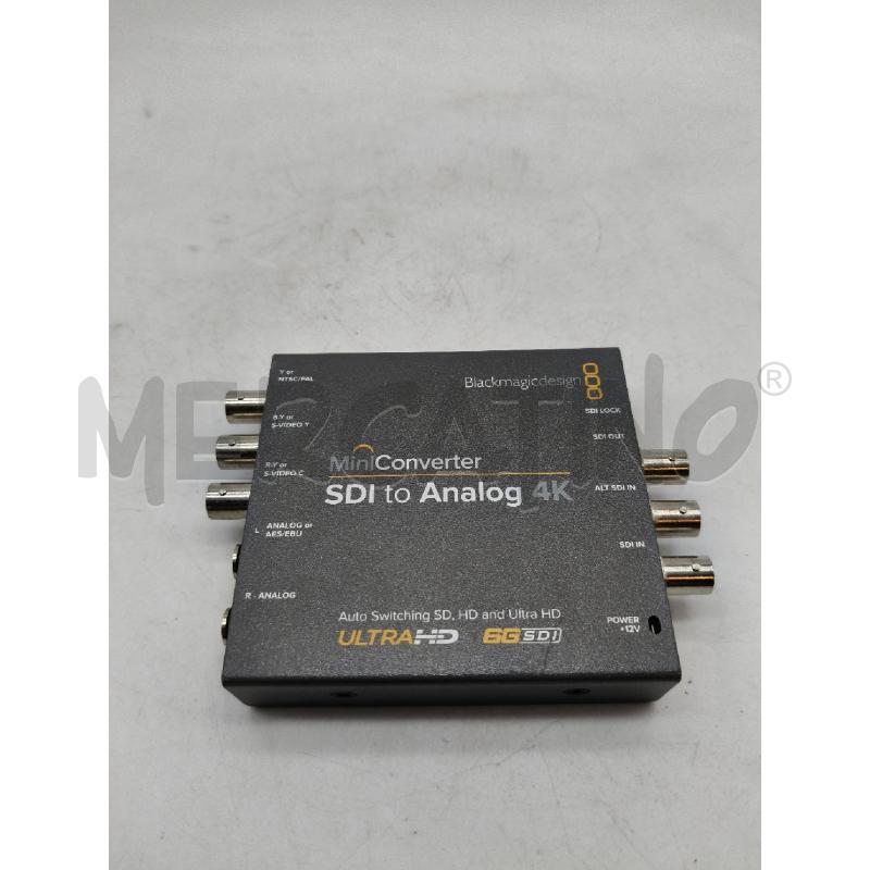 MINI CONVERTER SDI ANALOG 4K BLACK MAGIC DESIGN | Mercatino dell'Usato Roma talenti 1
