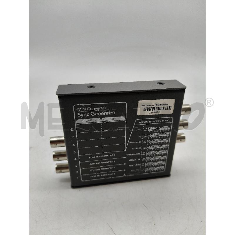 MINI CONVERTER SYNC GENERATOR BLACK MAGIC DESIGN | Mercatino dell'Usato Roma talenti 2