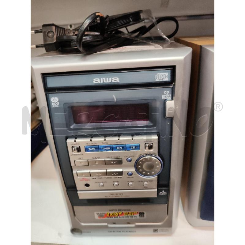 MINI IMPIANTO AIWA CON COPPIA CASSE | Mercatino dell'Usato Roma talenti 2