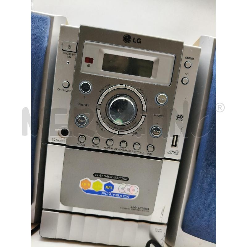 MINI IMPIANTO LG LX-U150D CON COPPIA CASSE AIWA | Mercatino dell'Usato Roma talenti 2