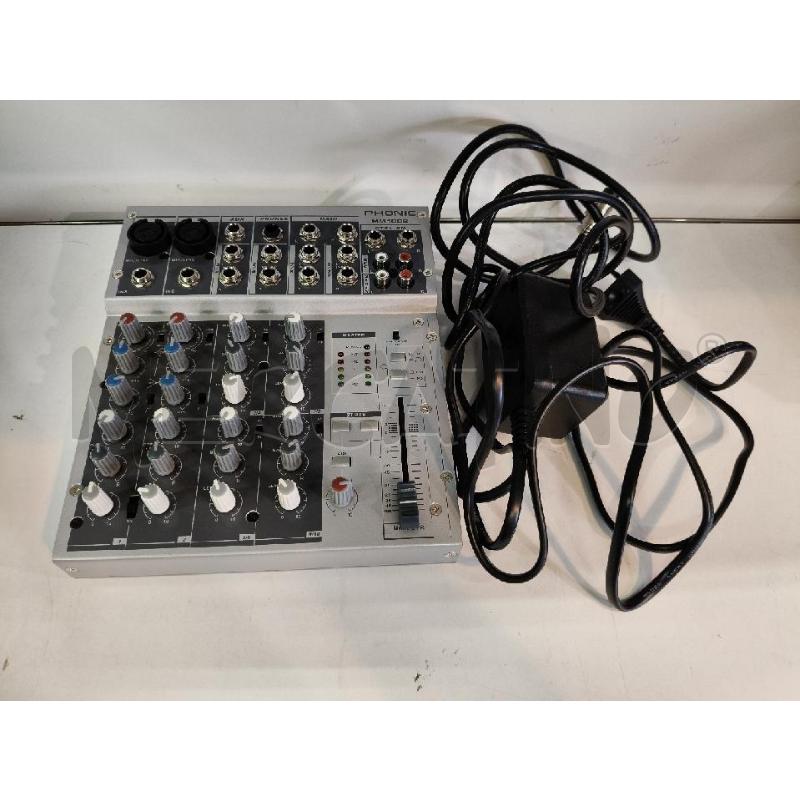 MIXER PHONIC MM1002 CON ALIM | Mercatino dell'Usato Roma talenti 1