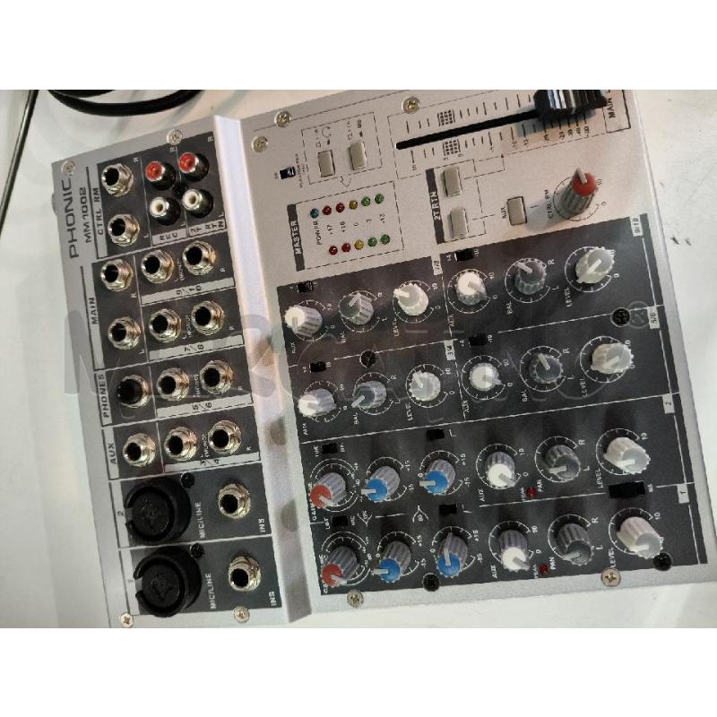 MIXER PHONIC MM1002 CON ALIM | Mercatino dell'Usato Roma talenti 4