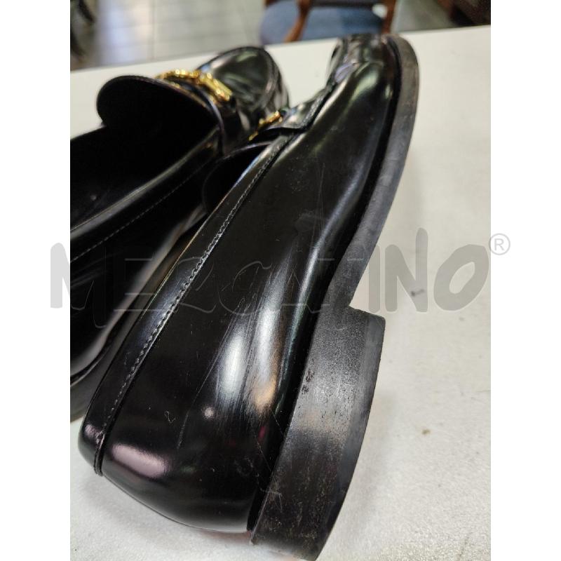 MOCASSINI PELLE LOUIS VUITTON NERO LUCIDO CATENA LOGO DOR | Mercatino dell'Usato Roma talenti 3