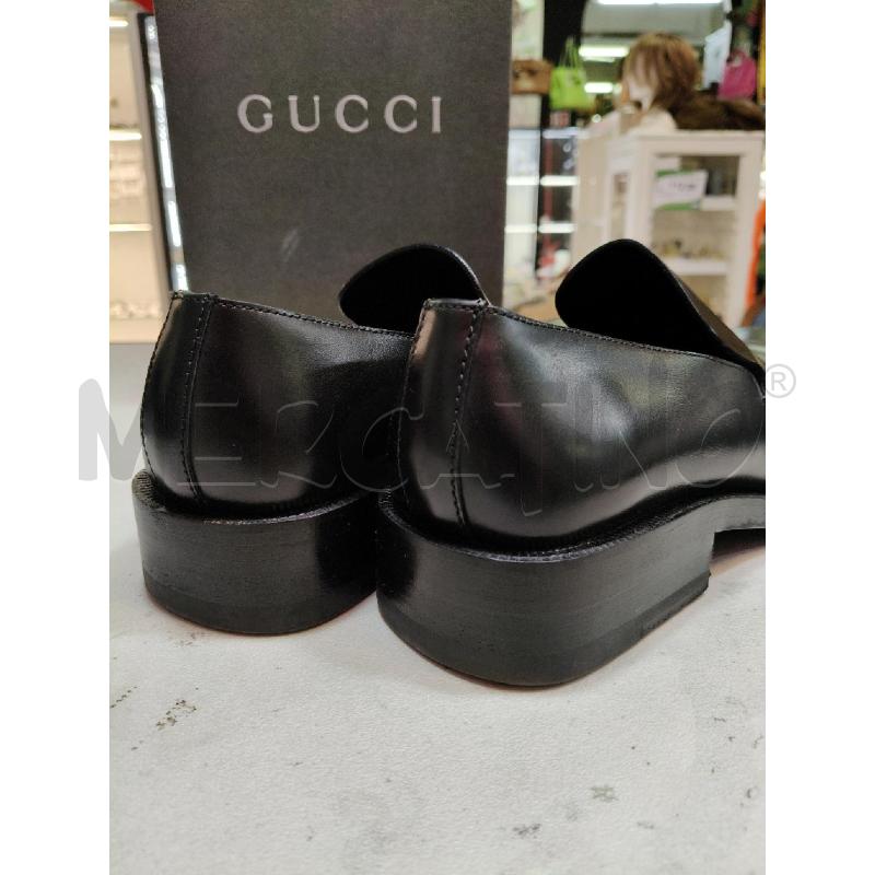 MOCASSINI PELLE UOMO GUCCI NERO CUC DOPPIA LOGO LAT | Mercatino dell'Usato Roma talenti 3